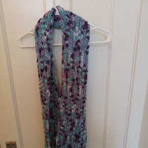 *3 FOR $13* Purple and teal knit infinity scarf
